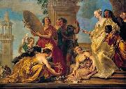 Jan Boeckhorst Achilles among the daughters of Lycomedes Spain oil painting artist
